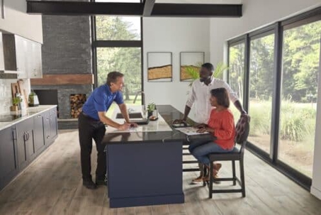 A kitchen consultation with a professional