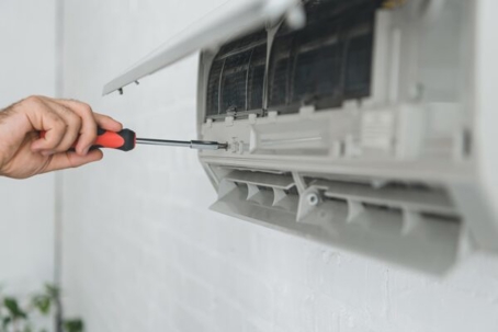Indoor AC unit repair